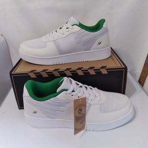 IIV Sneakers Mens Size 10.5 White Green Low Top Tennis Skate Nwt